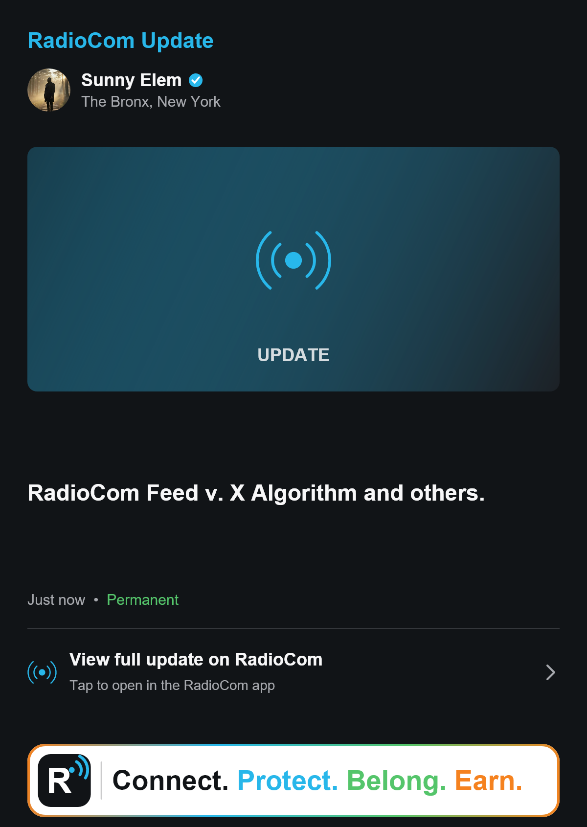 RadioCom Feed v. X Algorithm and others.